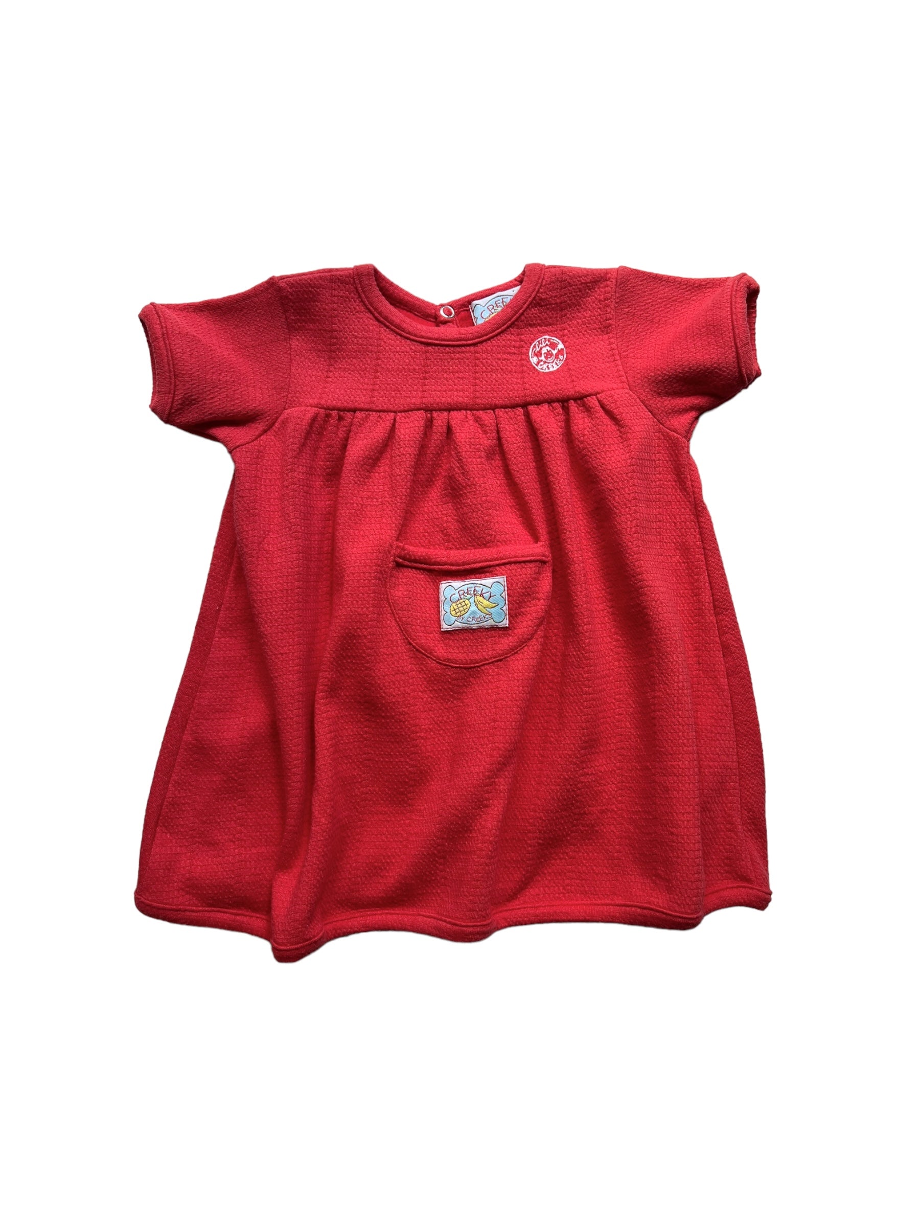 Robe rouge - 6/9 mois